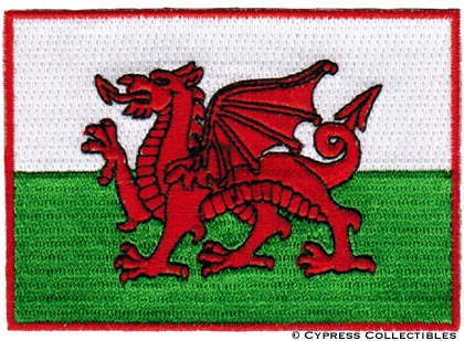 Welsh Dragon Iron On Patch