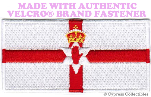 FLAG PATCH PATCHES NORTHERN IRELAND ULSTER IRON ON COUNTRY EMBROIDERED SMALL - Foto 4